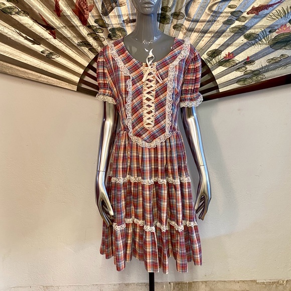 Vintage Jeri Bee Western Dress, S / M - Picture 2 of 6